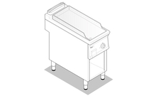 Szeletsütő, lábon álló kivitel, öntöttvas sütőfelület, 900-as sorozat