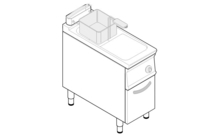 1X17 literes olajsütő, 900-as sorozat