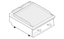 Szeletsütő, asztali kivitel, öntöttvas sütőfelület, dupla, 900-as sorozat