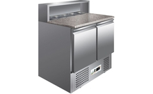 Hűtött pizzaelőkészítő asztal