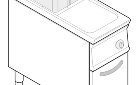 1X17 literes olajsütő, 700-as sorozat