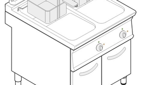 2X21 literes olajsütő, 900-as sorozat