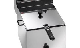 Olajsütő, 1X10 literes, leeresztőcsappal