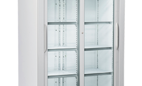 Tolóajtós hűtővitrin, 800 literes
