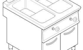 Tésztafőző, 24+24 literes, 700-as sorozat