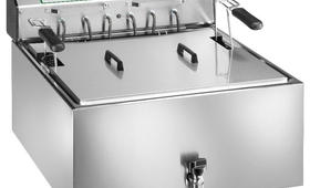 Olajsütő, 1X25 literes, leeresztőcsappal