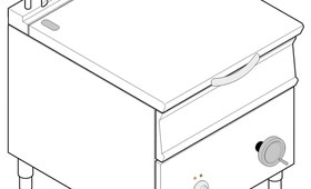 Billenő serpenyő, 50 literes, 700-as sorozat