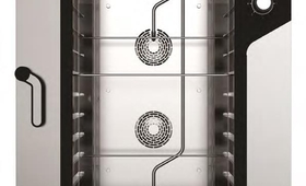 Cukrászati sütő, 16 tálcahellyel, tekerőgombos vezérlés