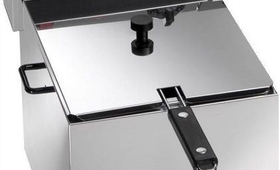 Olajsütő, 1X8 literes, leeresztőcsappal