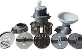 Passzírozó, szeletelő, kockázó, reszelő segédgép