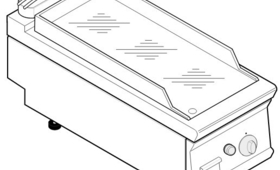 Szeletsütő, asztali kivitel, króm sütőfelület, 900-as sorozat