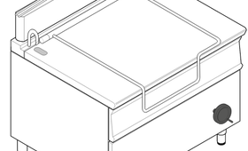 Billenő serpenyő, 120 literes, 900-as sorozat