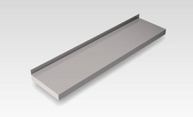 300-as fali polc sima felülettel, fix konzollal