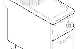 1X17 literes olajsütő, 700-as sorozat