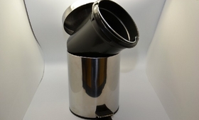 Rozsdamentes szemetes