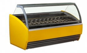 Fagylaltpult, 12 tégelyes